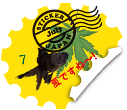 Greeting stamps sticker #12336657