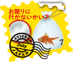 Greeting stamps sticker #12336659