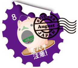 Greeting stamps sticker #12336661