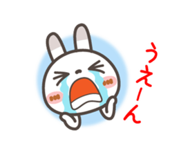 Spots rabbit [microphone talking] sticker #12337030