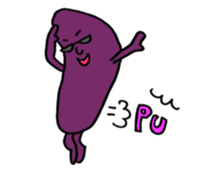 Vegetable love and friendship sticker #12337563