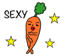 Vegetable love and friendship sticker #12337569