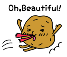 Vegetable love and friendship sticker #12337570