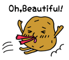 Vegetable love and friendship sticker #12337570