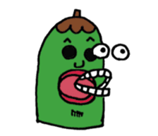 Vegetable love and friendship sticker #12337571