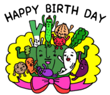 Vegetable love and friendship sticker #12337575