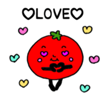 Vegetable love and friendship sticker #12337576