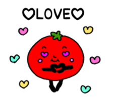 Vegetable love and friendship sticker #12337576