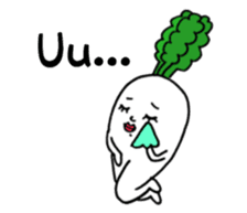 Vegetable love and friendship sticker #12337580