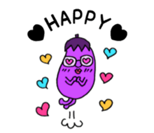 Vegetable love and friendship sticker #12337582