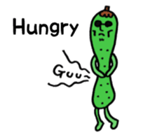 Vegetable love and friendship sticker #12337588