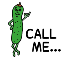 Vegetable love and friendship sticker #12337590