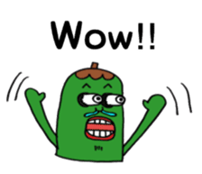 Vegetable love and friendship sticker #12337593