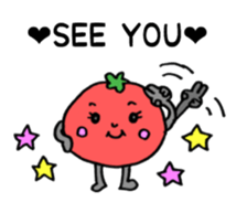 Vegetable love and friendship sticker #12337596