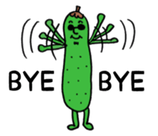 Vegetable love and friendship sticker #12337597