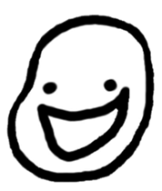 human being bean sticker #12337628