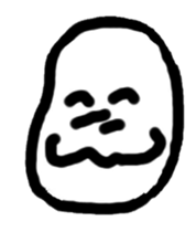 human being bean sticker #12337630