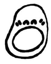 human being bean sticker #12337631