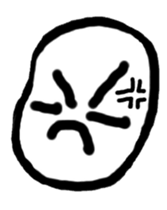 human being bean sticker #12337634