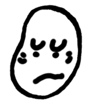 human being bean sticker #12337635