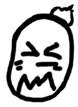 human being bean sticker #12337641