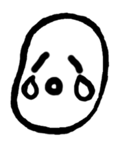human being bean sticker #12337644