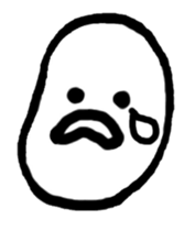 human being bean sticker #12337646