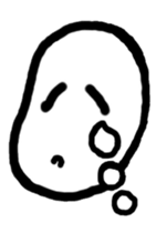 human being bean sticker #12337649