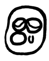 human being bean sticker #12337651