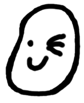 human being bean sticker #12337652