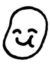 human being bean sticker #12337653