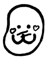 human being bean sticker #12337654