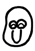 human being bean sticker #12337657