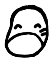 human being bean sticker #12337660