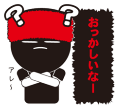 Man of the red towel sticker #12337797
