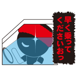 Man of the red towel sticker #12337802