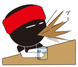 Man of the red towel sticker #12337816