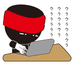 Man of the red towel sticker #12337822