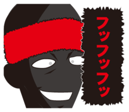 Man of the red towel sticker #12337825