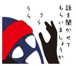 Man of the red towel sticker #12337826