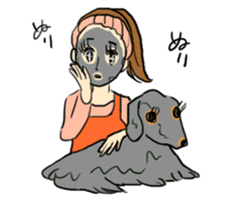 Dog groomer Sticker sticker #12337883