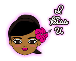 Dancing ! Anytime Hula Girl ! sticker #12338190