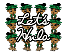 Dancing ! Anytime Hula Girl ! sticker #12338192