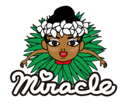 Dancing ! Anytime Hula Girl ! sticker #12338204