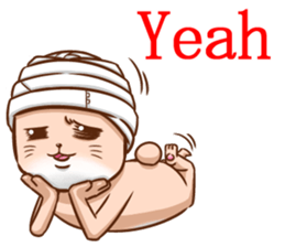 Life of no ear rabbit sticker #12339017