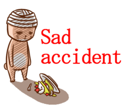 Life of no ear rabbit sticker #12339026