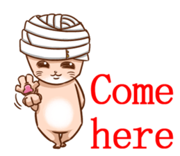 Life of no ear rabbit sticker #12339031