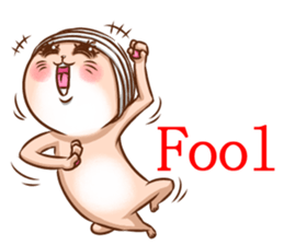 Life of no ear rabbit sticker #12339038