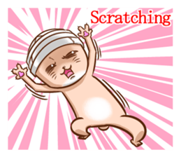 Life of no ear rabbit sticker #12339041