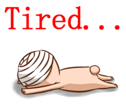 Life of no ear rabbit sticker #12339047